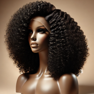 Shot Hair Jet Black Wig